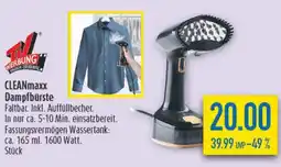 diska CLEANmaxx Dampfbürste Angebot