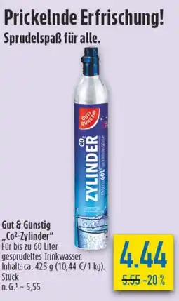 diska Gut & Günstig ,,Co²-Zylinder" Angebot