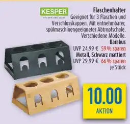 diska KESPER Flaschenhalter Angebot