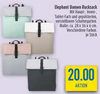 diska Elephant Damen Rucksack Angebot