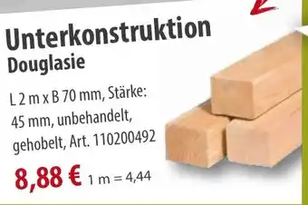 Sonderpreis Baumarkt Unterkonstruktion Douglasie Angebot