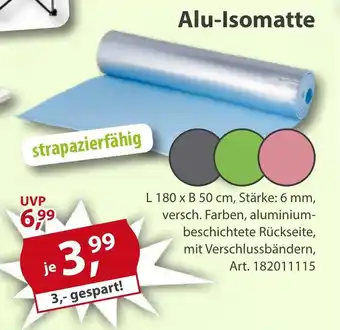 Sonderpreis Baumarkt Alu-Isomatte Angebot
