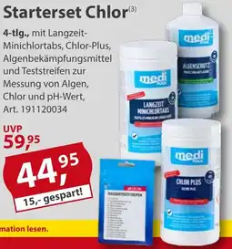 Sonderpreis Baumarkt medi POOL Starterset Chlor Angebot