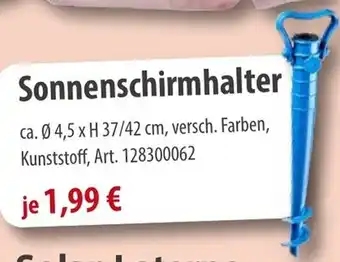 Sonderpreis Baumarkt Sonnenschirmhalter Angebot