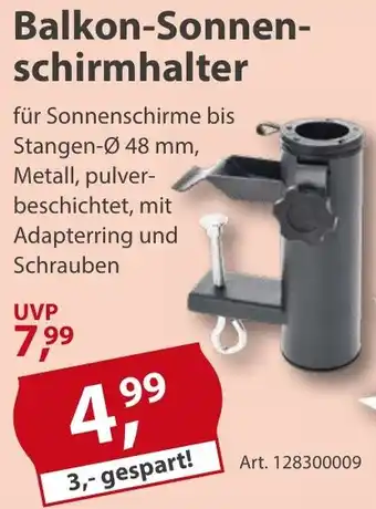 Sonderpreis Baumarkt Balkon-Sonnenschirmhalter Angebot