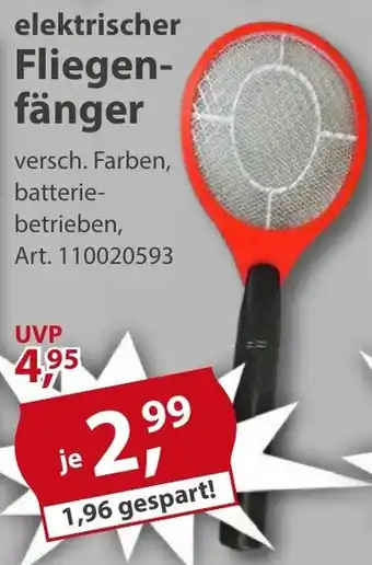 Sonderpreis Baumarkt elektrischer Fliegenfänger Angebot