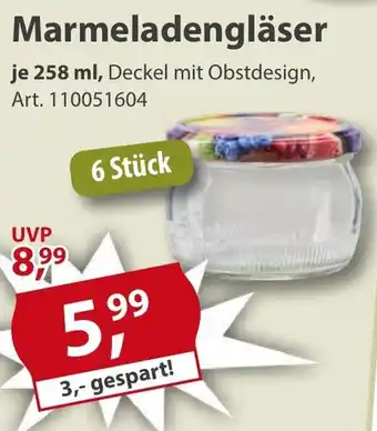 Sonderpreis Baumarkt Marmeladengläser Angebot