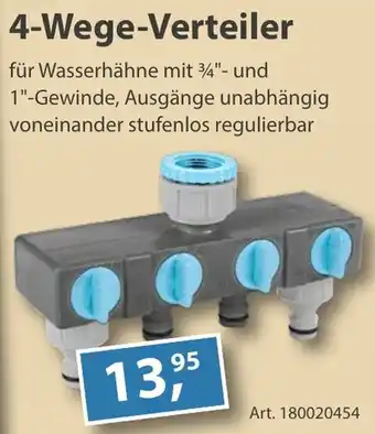 Sonderpreis Baumarkt 4-Wege-Verteiler Angebot