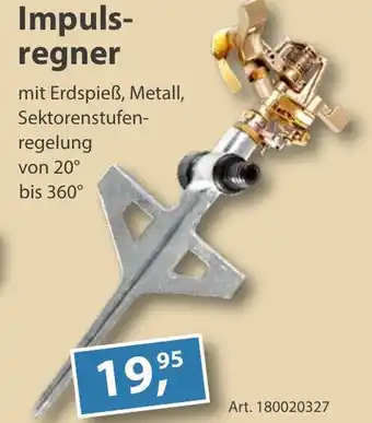 Sonderpreis Baumarkt Impulsregner Angebot
