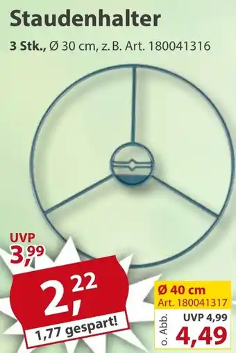 Sonderpreis Baumarkt Staudenhalter Angebot