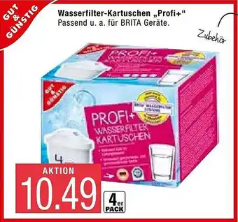 Marktkauf Gut & Günstig Wasserfilter-kartuschen „Profi+” Angebot