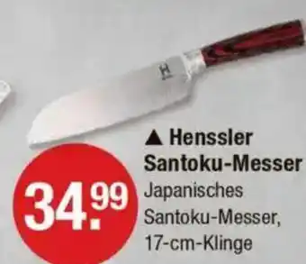 V Markt ▲ Henssler Santoku-Messer Angebot