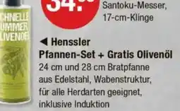 V Markt ▲ Henssler Pfannen-Set + Gratis Olivenöl Angebot