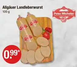 V Markt Allgäuer Landleberwurst Angebot
