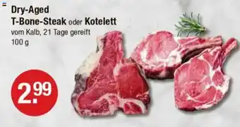 V Markt Dry-Aged T-Bone-Steak oder Kotelett Angebot