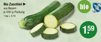 V Markt Bio Zucchini Angebot