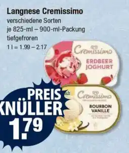 V Markt Langnese Cremissimo Angebot
