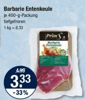 V Markt Barbarie Entenkeule Angebot