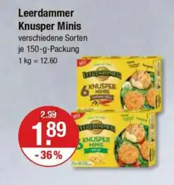 V Markt Leerdammer Knusper Minis Angebot