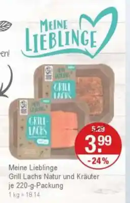 V Markt Meine Lieblinge Grill Lachs Natur und Kräuter Angebot