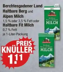 V Markt Berchtesgadener Land Haltbare Berg und Alpen Milch Angebot