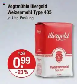 V Markt Vogtmühle Illergold Weizenmehl Type 405 Angebot