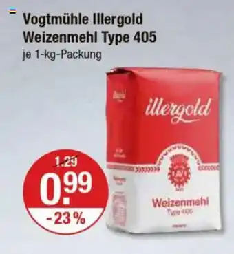 V Markt Vogtmühle Illergold Weizenmehl Type 405 Angebot