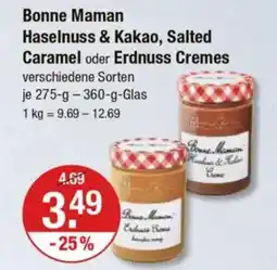 V Markt Bonne Maman Haselnuss & Kakao, Salted Caramel oder Erdnuss Cremes Angebot
