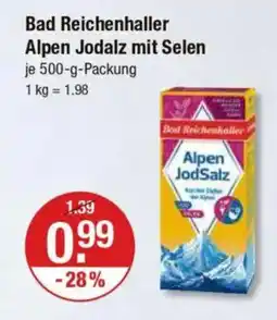 V Markt Bad Reichenhaller Alpen Jodalz mit Selen Angebot