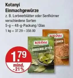 V Markt Kotanyi Einmachgewürze Angebot