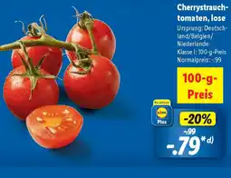 Lidl Cherrystrauch- tomaten, lose Angebot