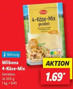 Lidl Milbona 4-Käse-Mix Angebot