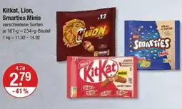 V Markt Kitkat, Lion, Smarties Minis Angebot