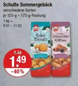V Markt Schulte Sommergebäck Angebot