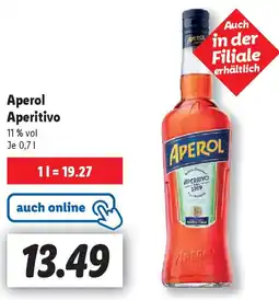 Lidl Aperol Aperitivo Angebot