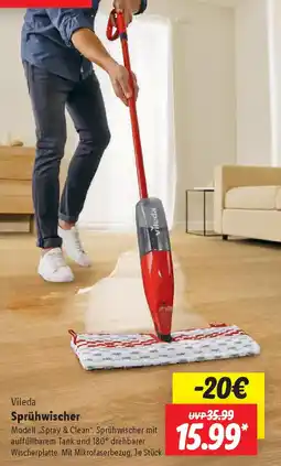 Lidl Vileda Sprühwischer Angebot