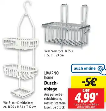 Lidl LIVARNO home Duschablage Angebot