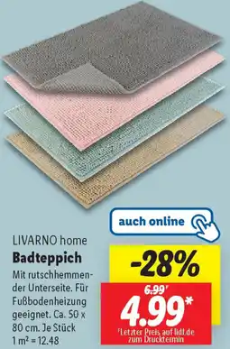 Lidl LIVARNO home Badteppich Angebot