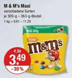 V Markt M&M's Maxi Angebot