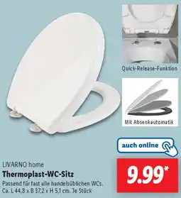 Lidl LIVARNO home Thermoplast-WC-Sitz Angebot