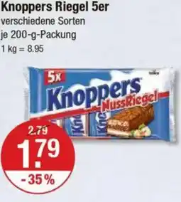 V Markt Knoppers Riegel 5er Angebot