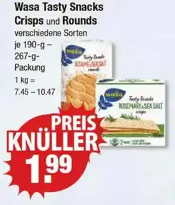 V Markt Wasa Tasty Snacks Crisps und Rounds Angebot