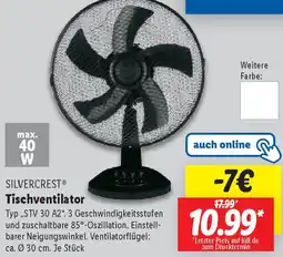 Lidl SILVERCREST Tischventilator Angebot