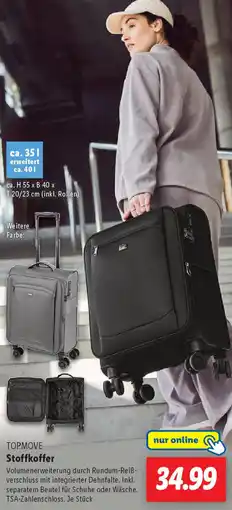 Lidl TOPMOVE Stoffkoffer Angebot