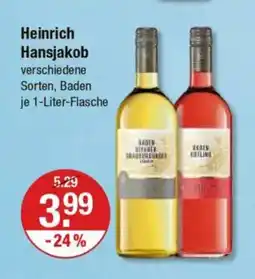 V Markt Heinrich Hansjakob Angebot