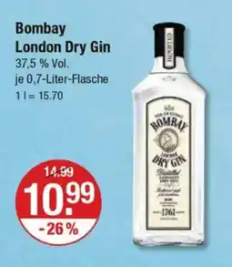 V Markt Bombay London Dry Gin Angebot