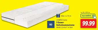 Lidl LIVARNO home 7-Zonen Kaltschaummatratze Angebot