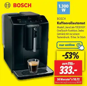 Lidl BOSCH Kaffeevollautomat Angebot