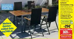 Lidl LIVARNO home Geflecht Gartenmöbel, 5-tlg. Angebot