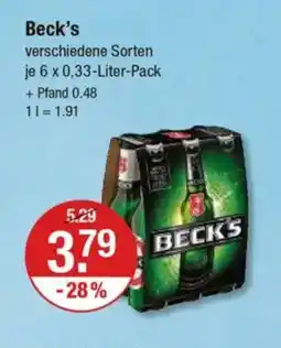 V Markt Beck's Angebot